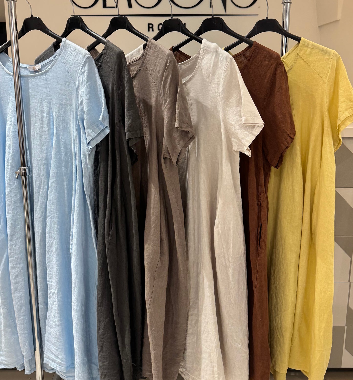 Lino suknelė (S238)