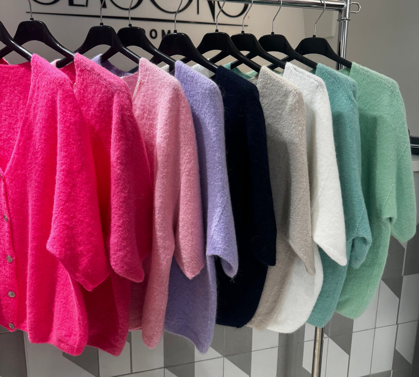 Baby alpakos vilnos kardiganas (m508)