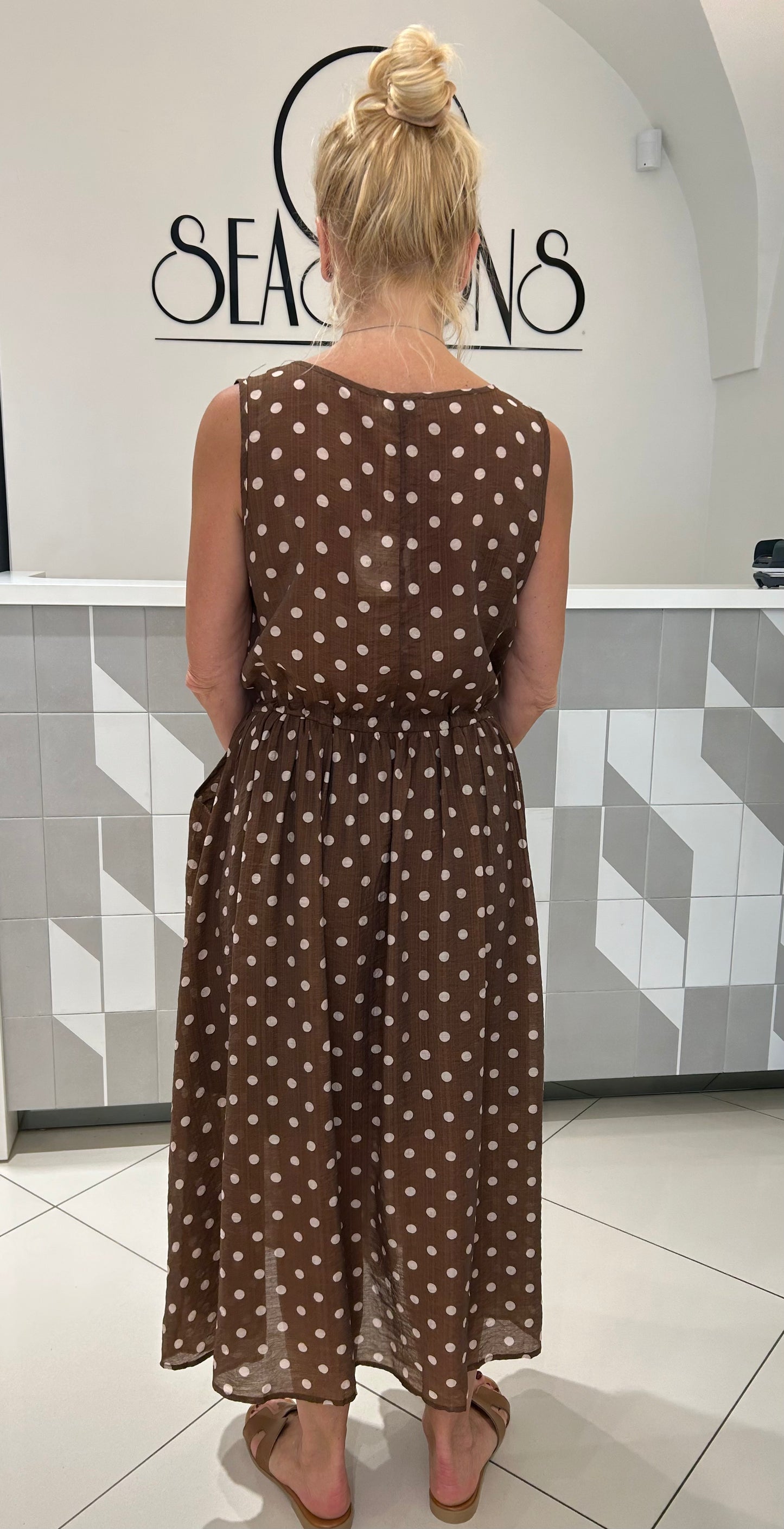 Suknelė su žirniukais S188