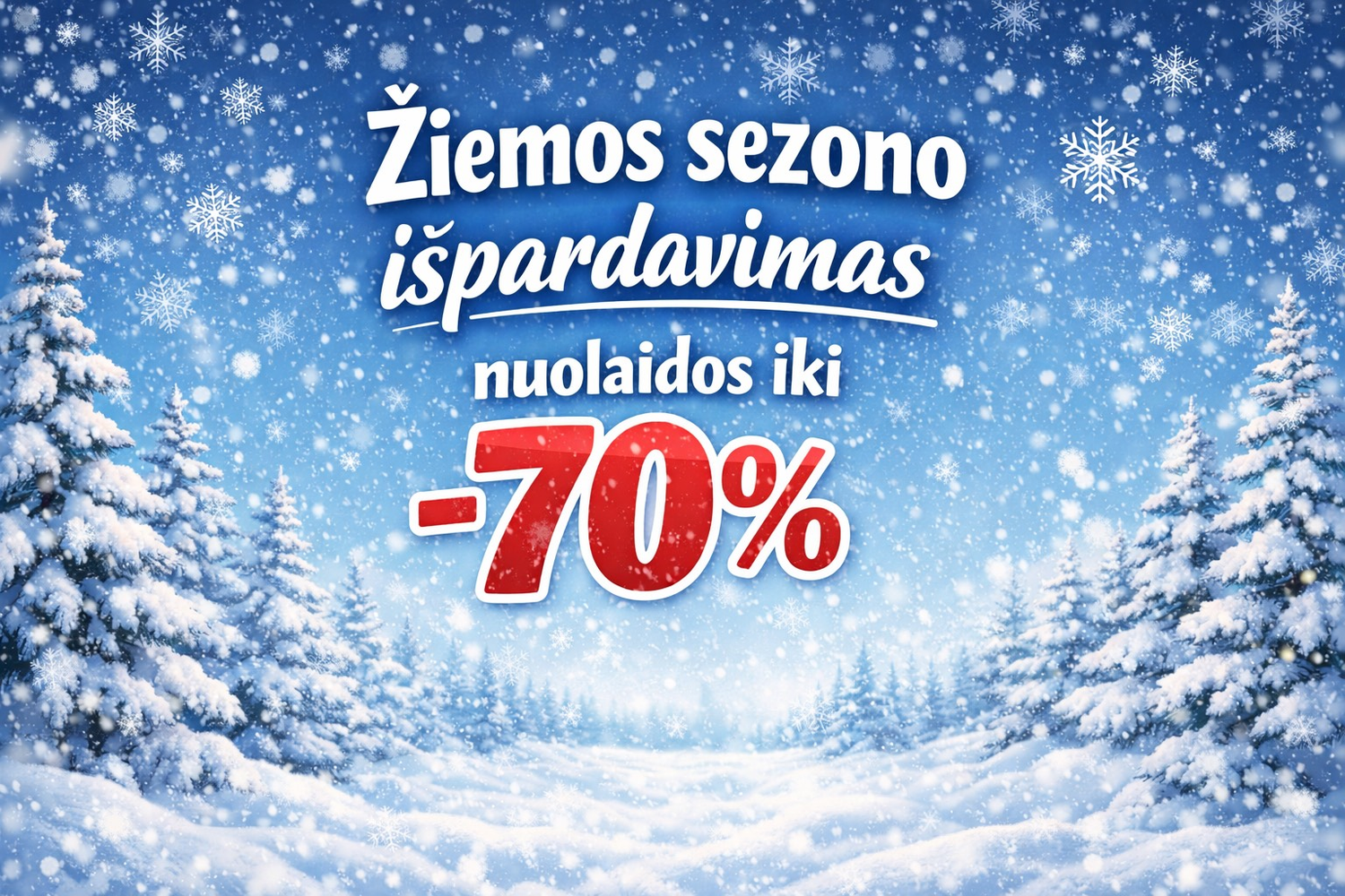 Žiemos kolekcijos išpardavimas