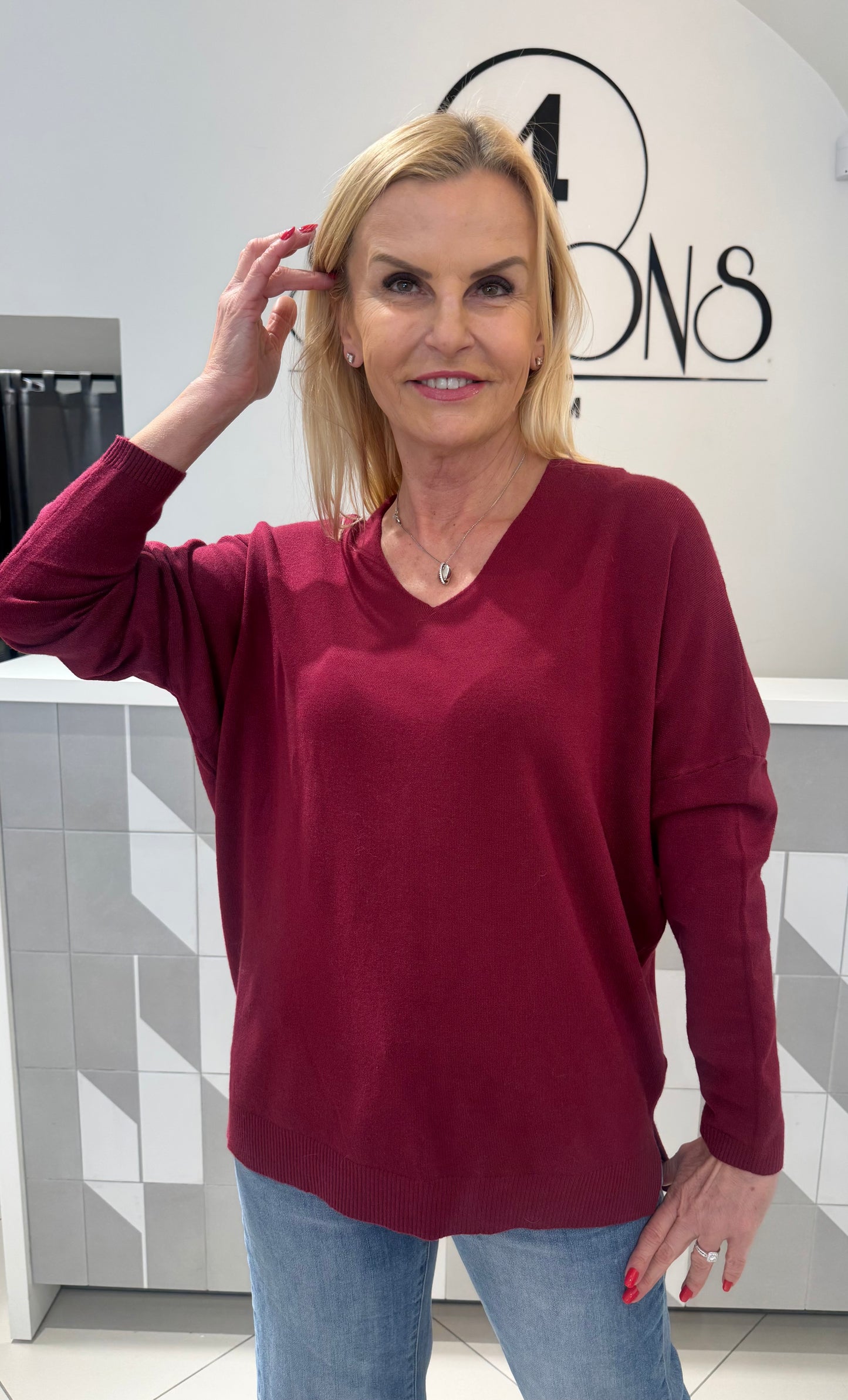 Megztinis didesniam dydžiui (M598)