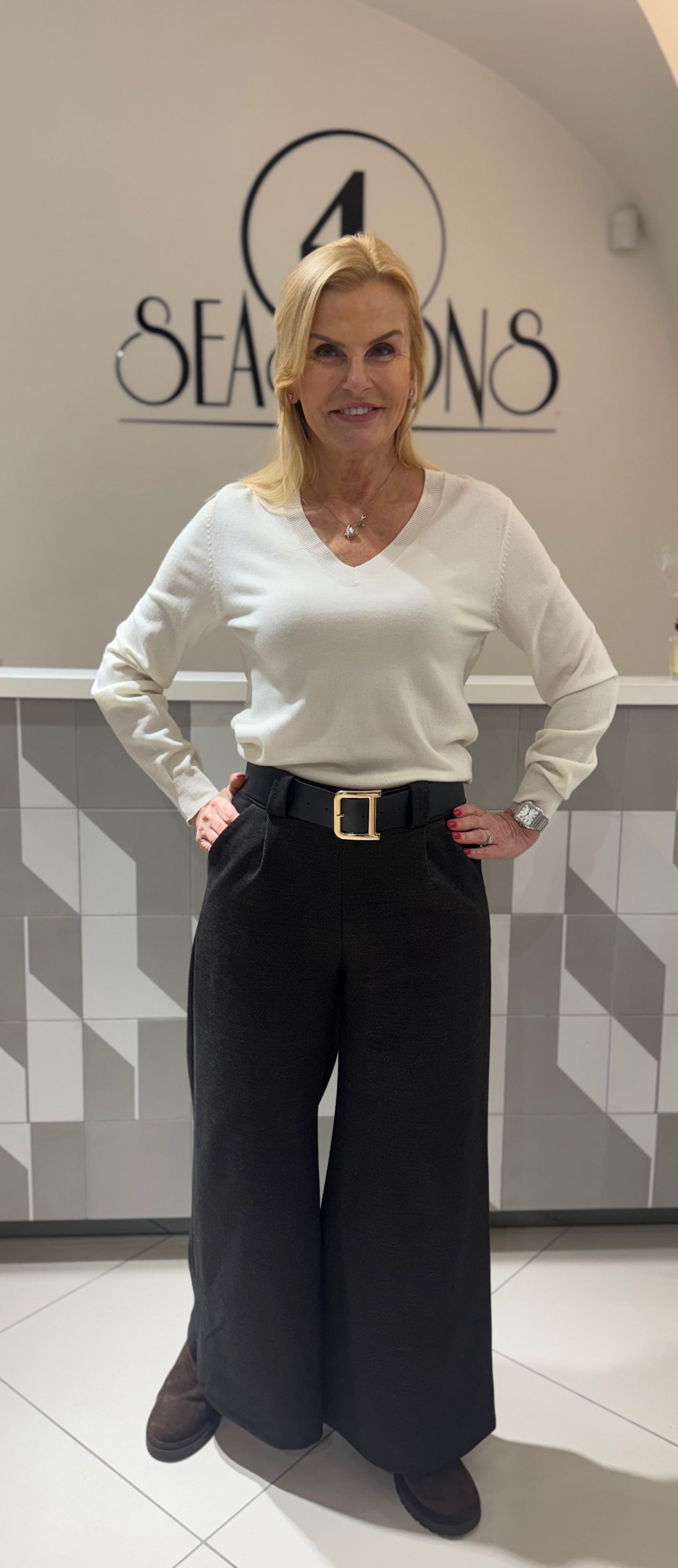 Kelnės su diržu S/M dydžiui (k565)