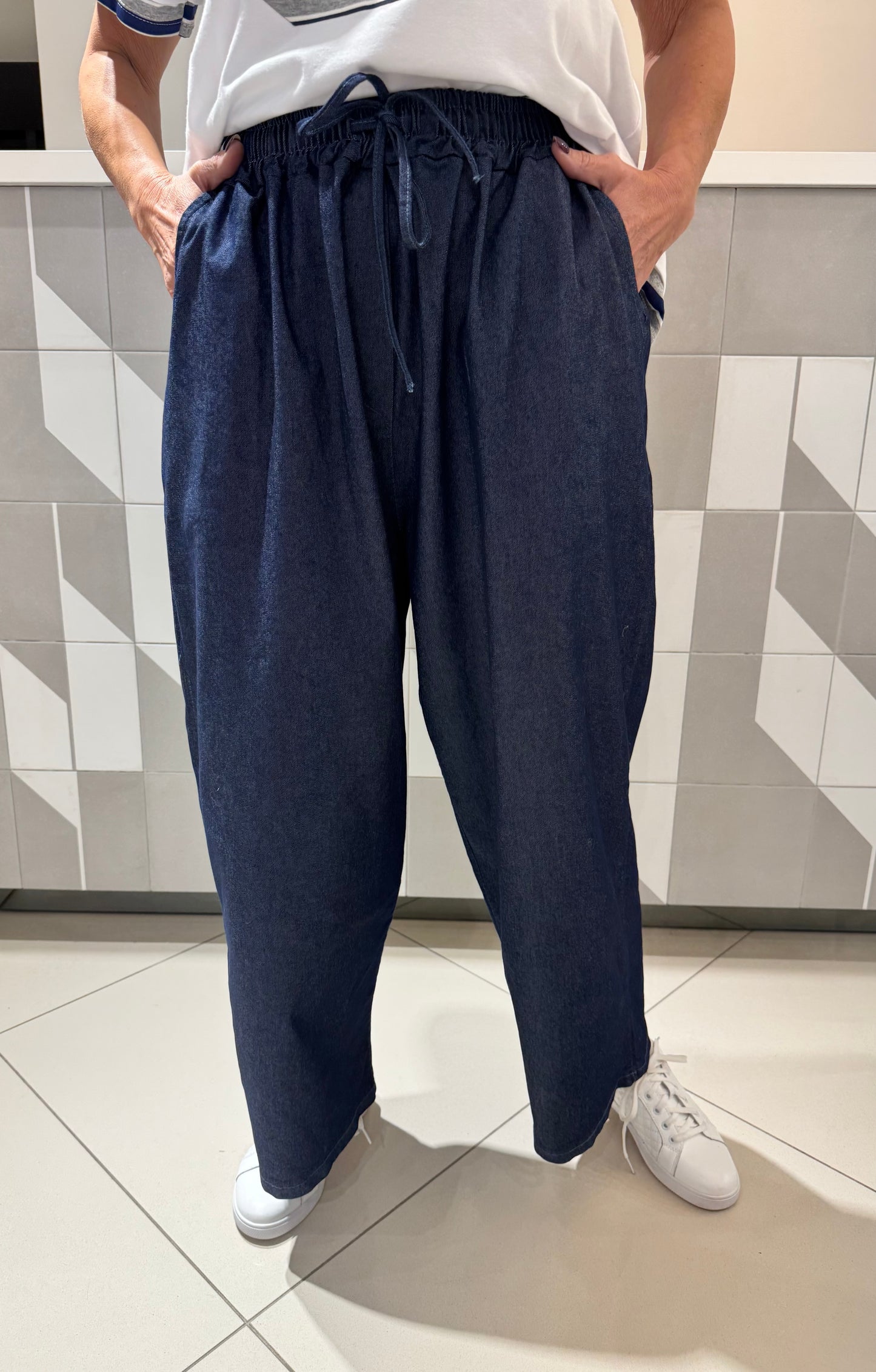 Džinsai didesniam dydžiui (K601)