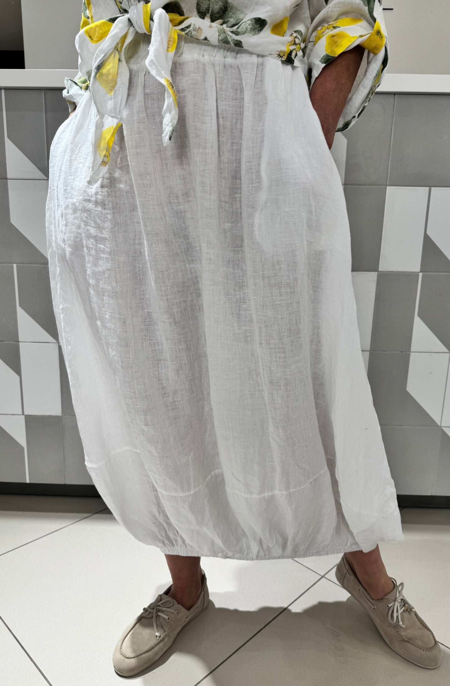 Lininis sijonas (Si123)