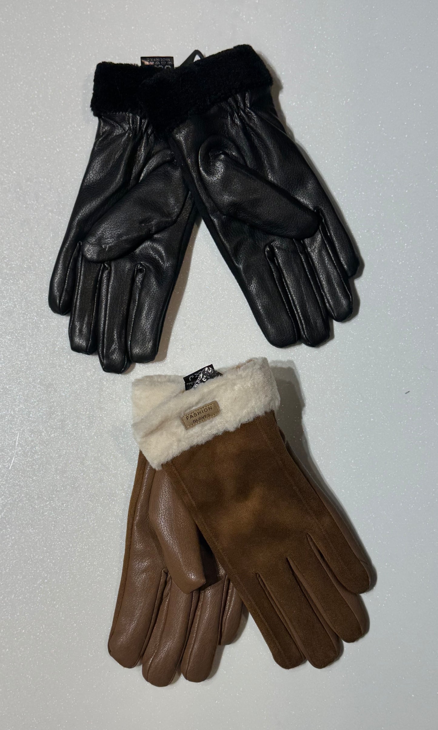 Pirštinės su kailiuku (D88)