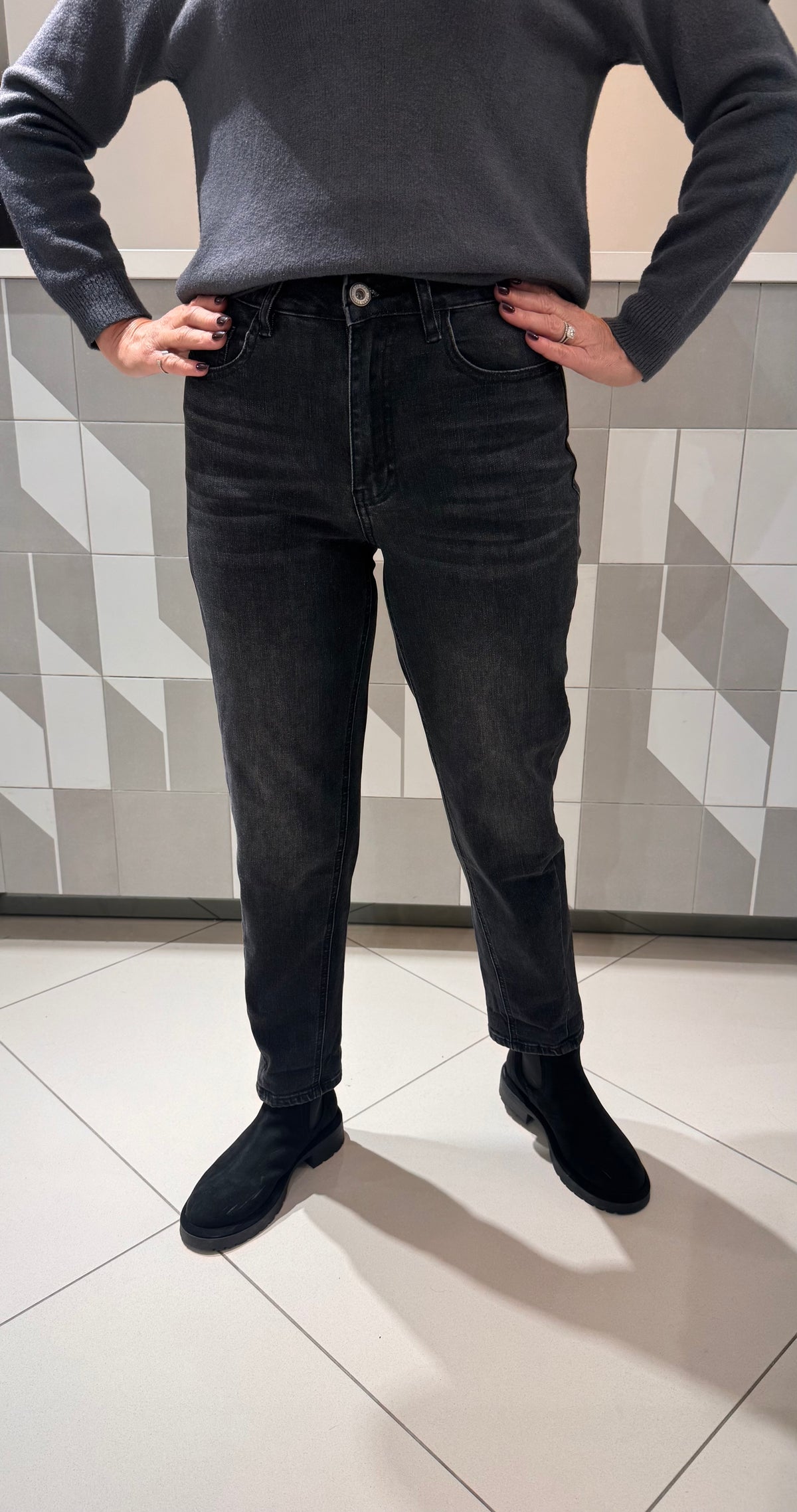 Džinsai (modelis didintas)(k693)