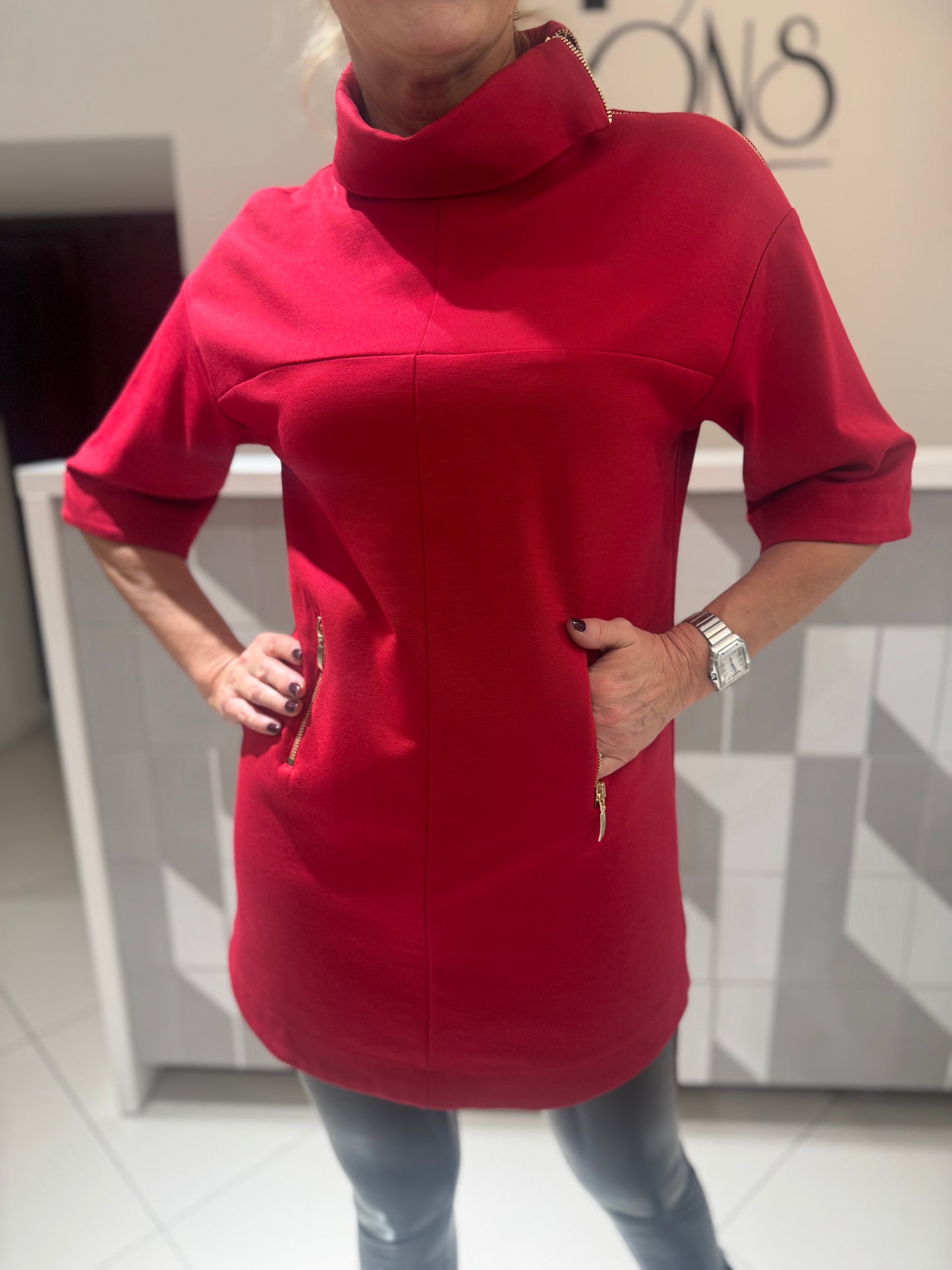 Mini suknelė - tunika (S166)