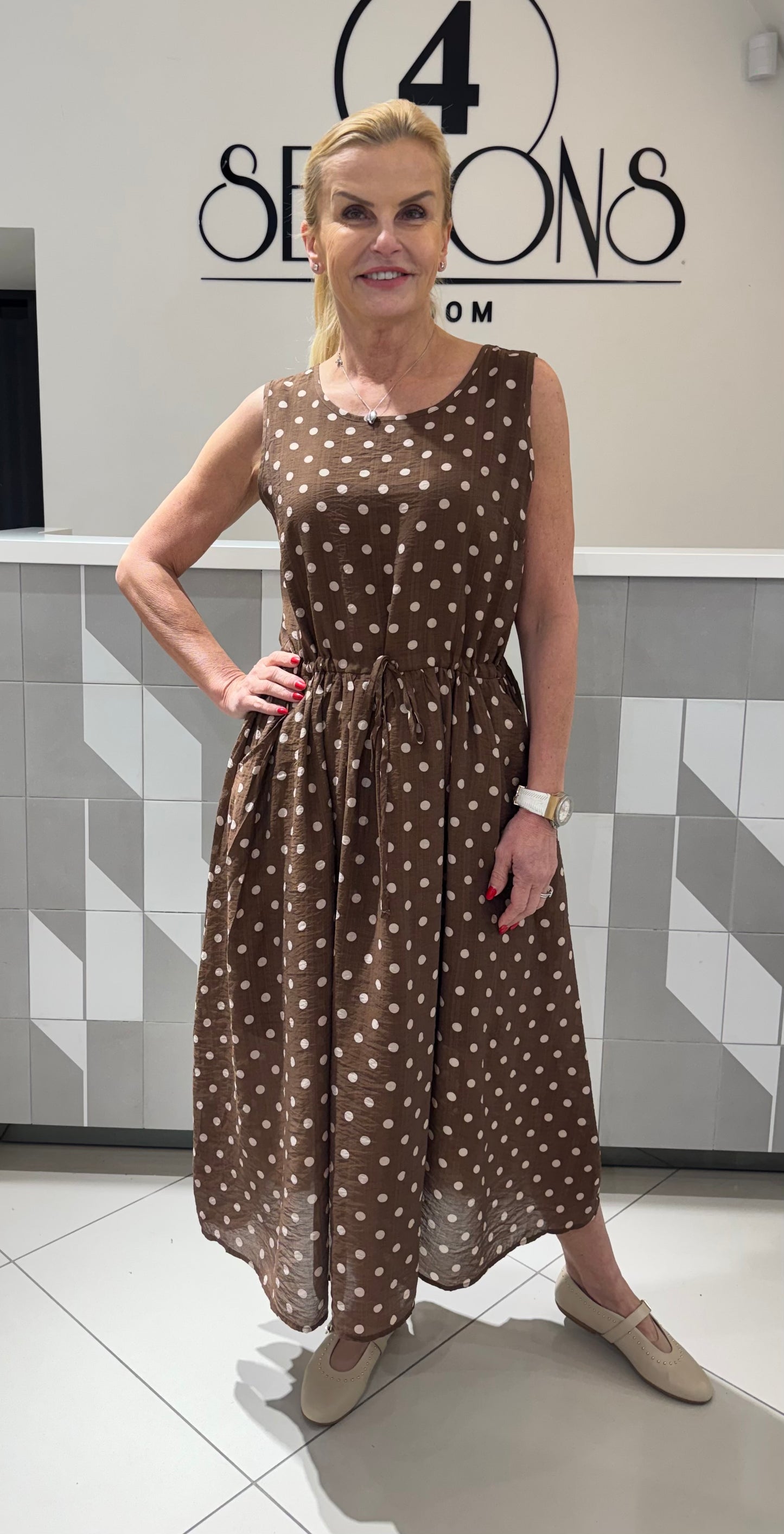 Suknelė su žirniukais S188