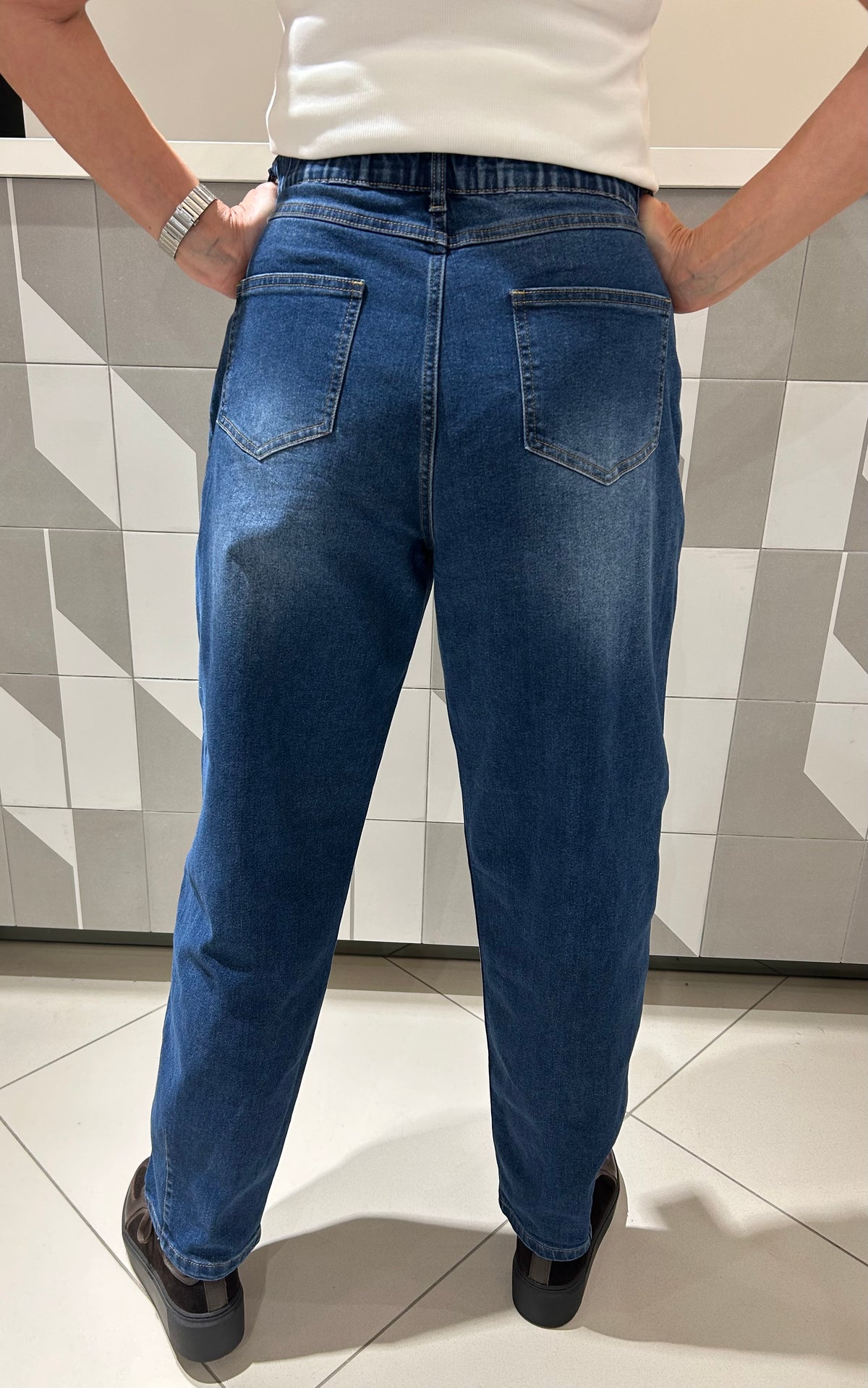 Džinsai didesniam dydžiui (K690)