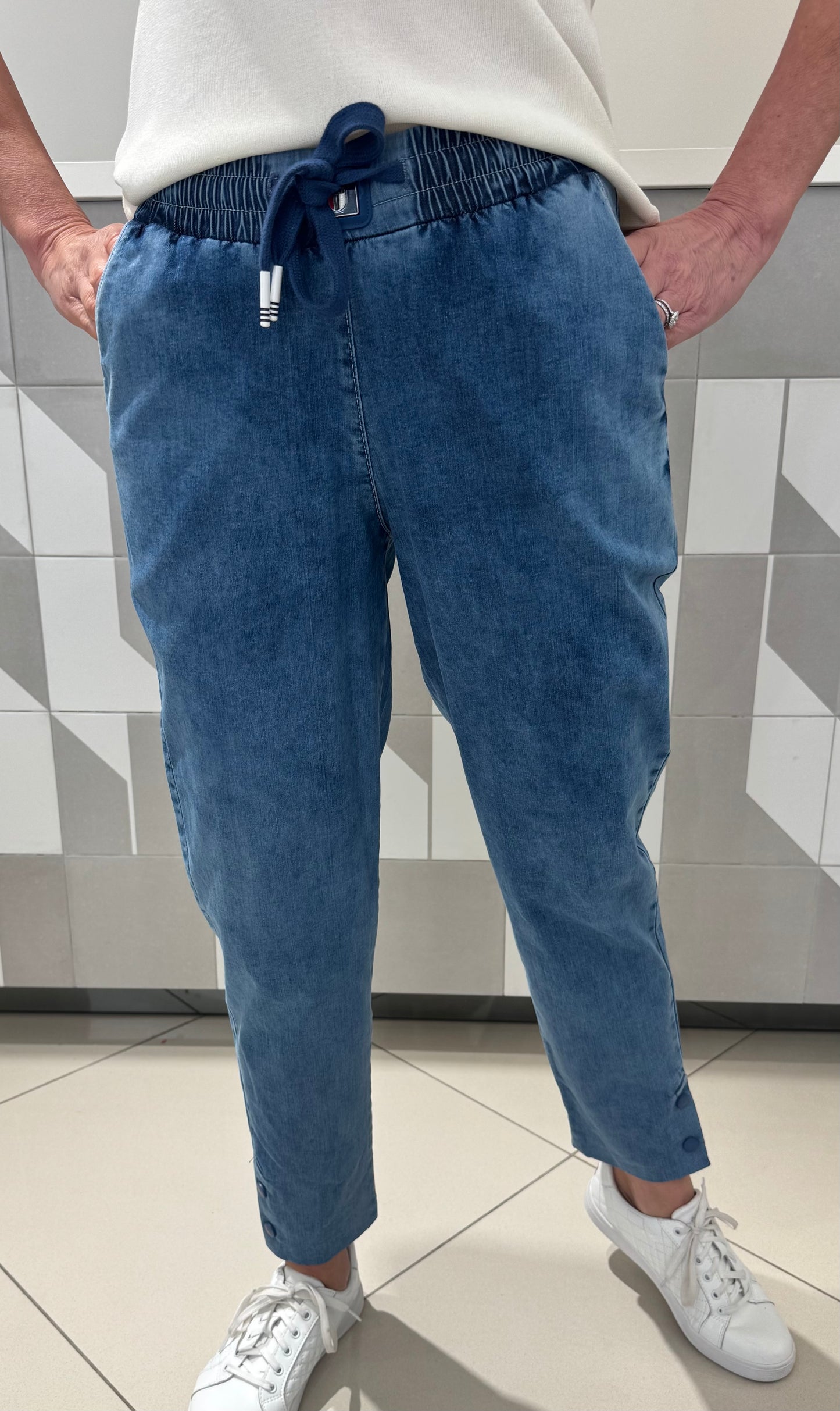 Džinsai didesniam dydžiui (K641)