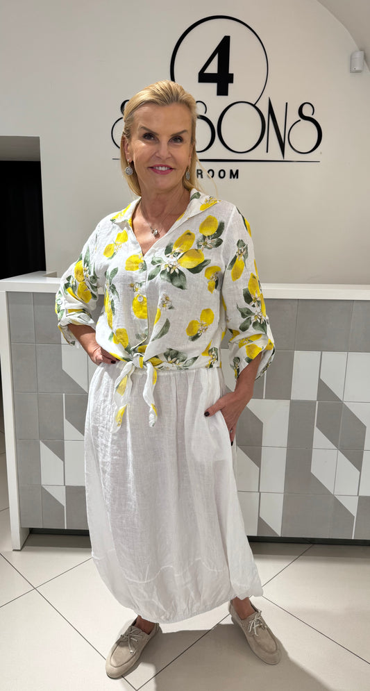 Lininis sijonas (Si123)