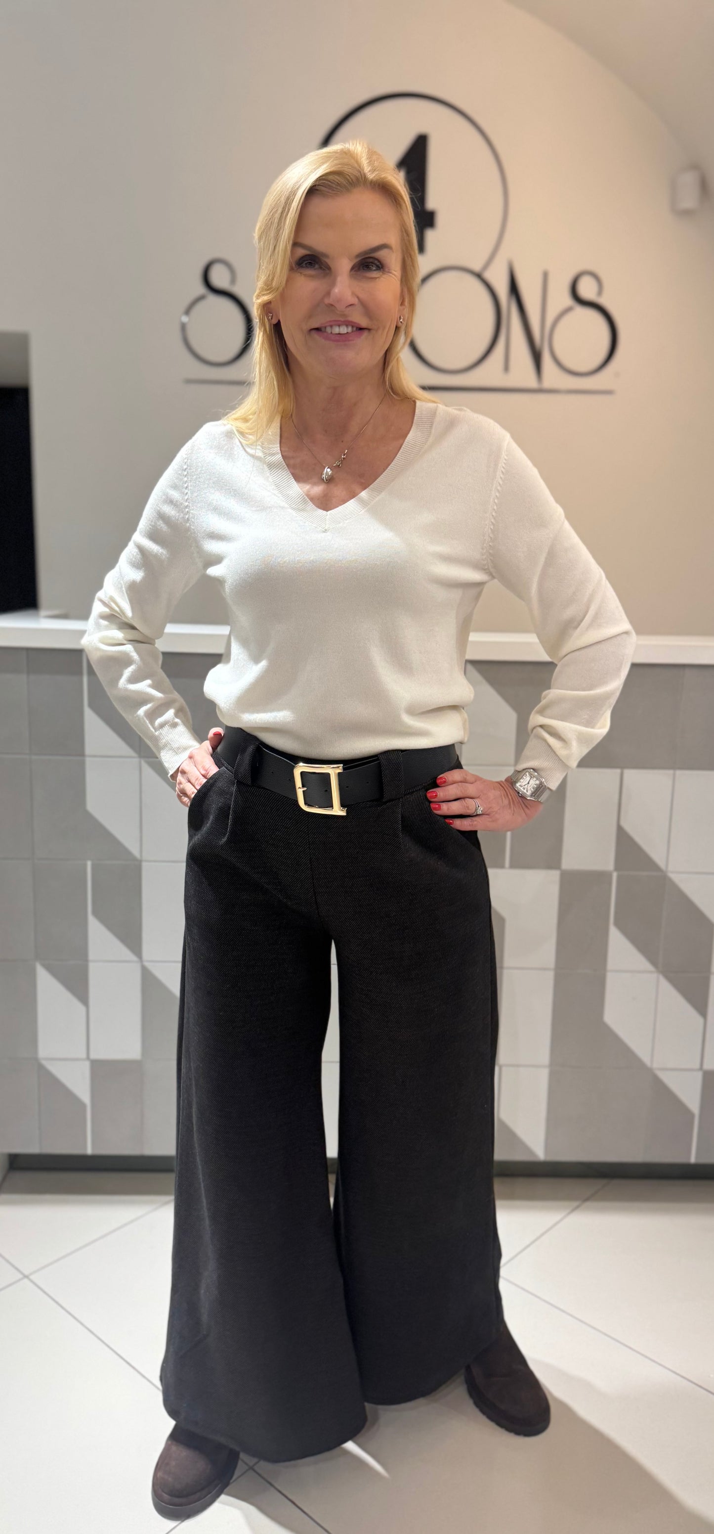 Kelnės su diržu S/M dydžiui (k565)