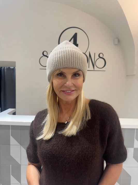 Kepurės ir šaliko komplektukas su kašmyro vilna (D85)