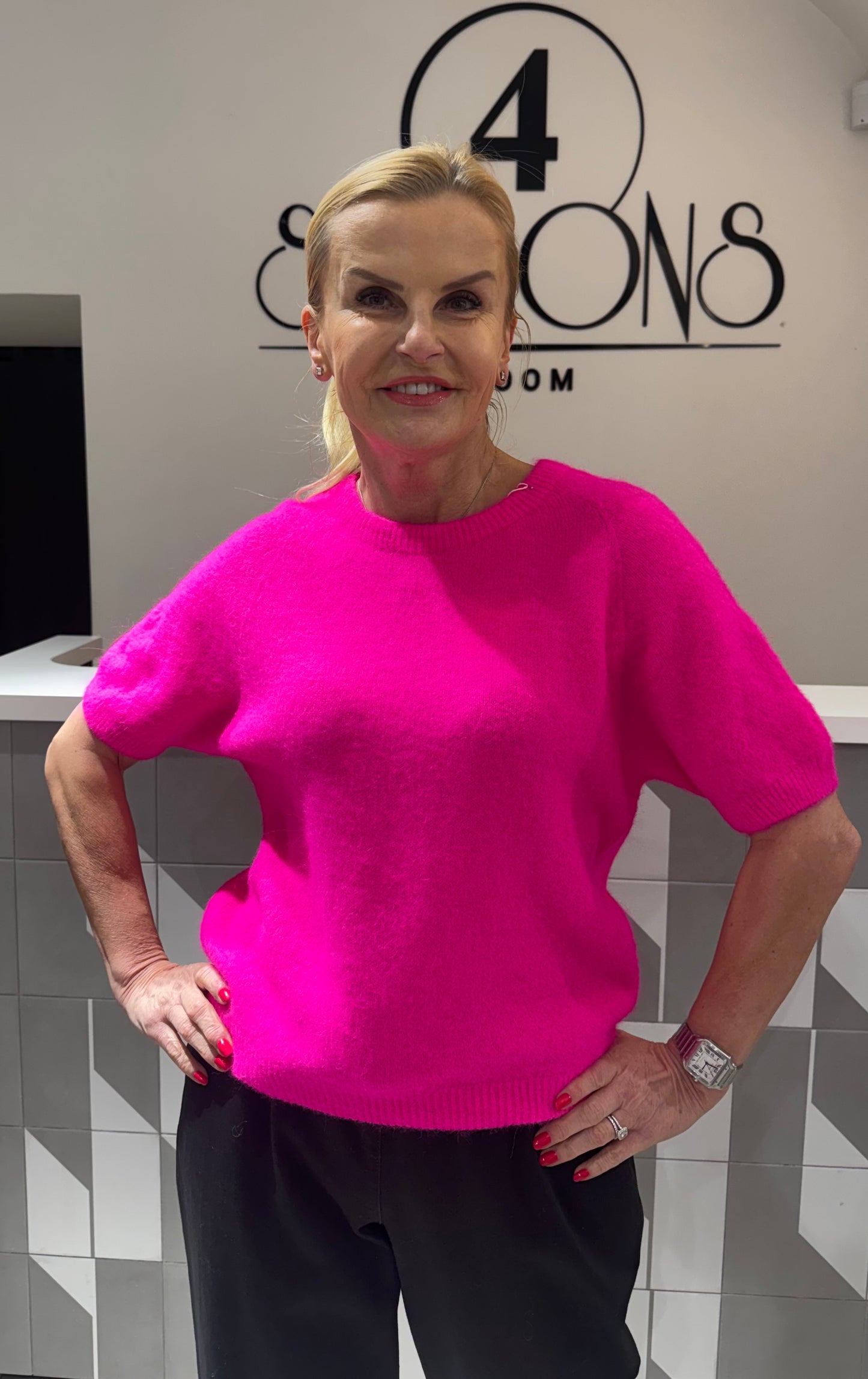 Baby alpakos vilnos megztukas trumpomis(m509) rankovėmis