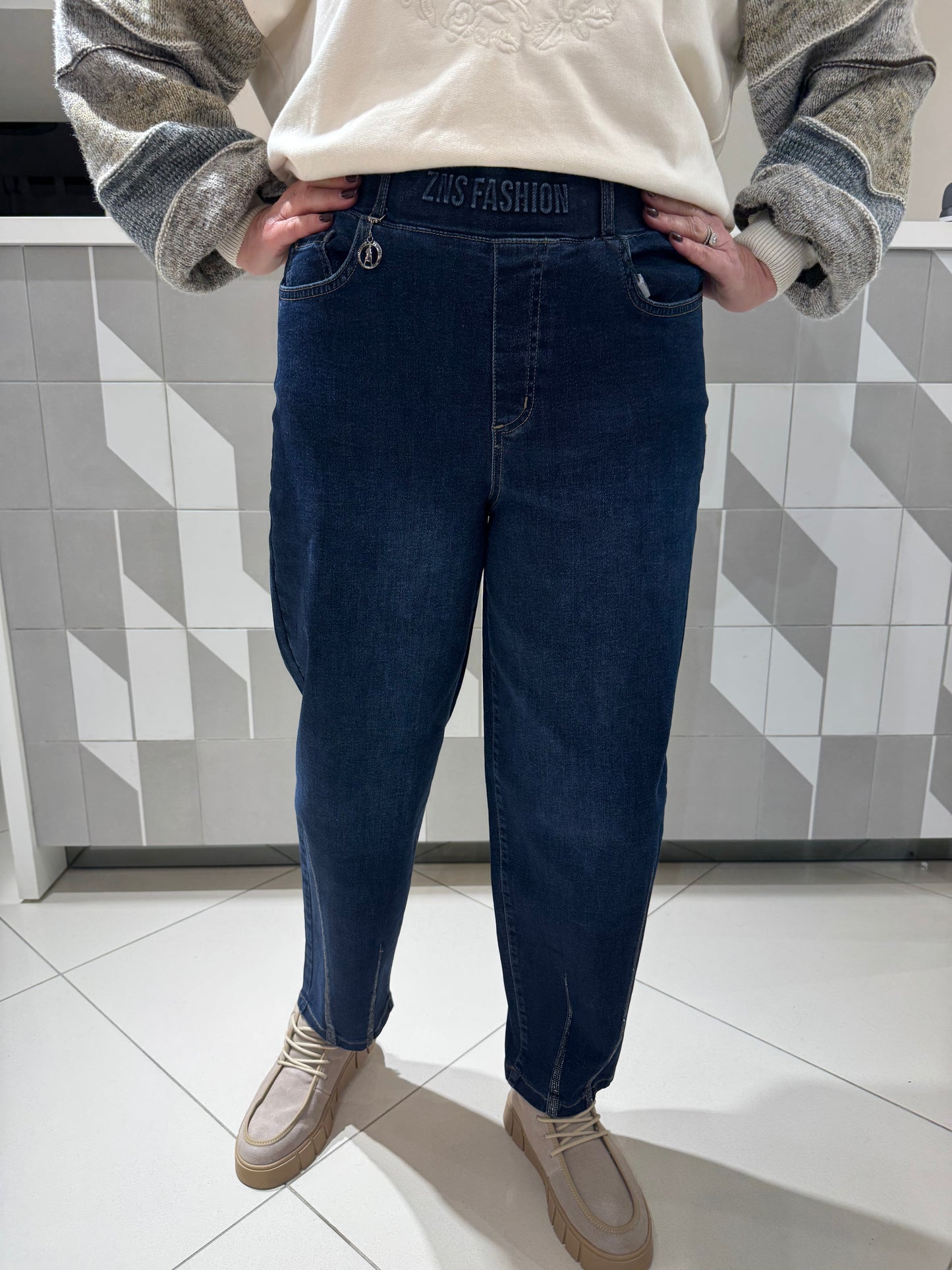 Džinsai didesniam dydžiui (K551)