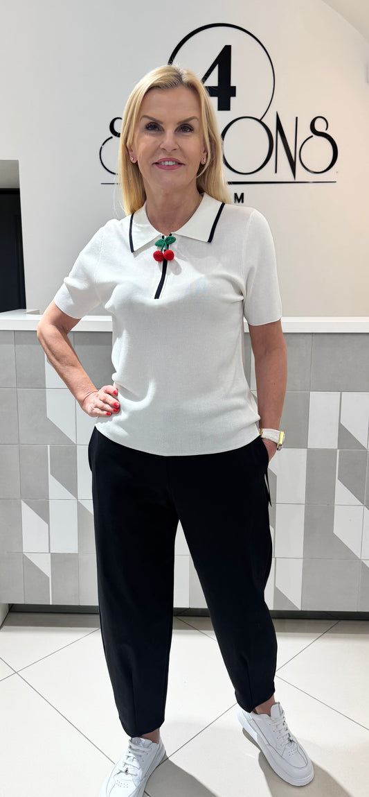 Megztukas polo su vyšniomis (M604)