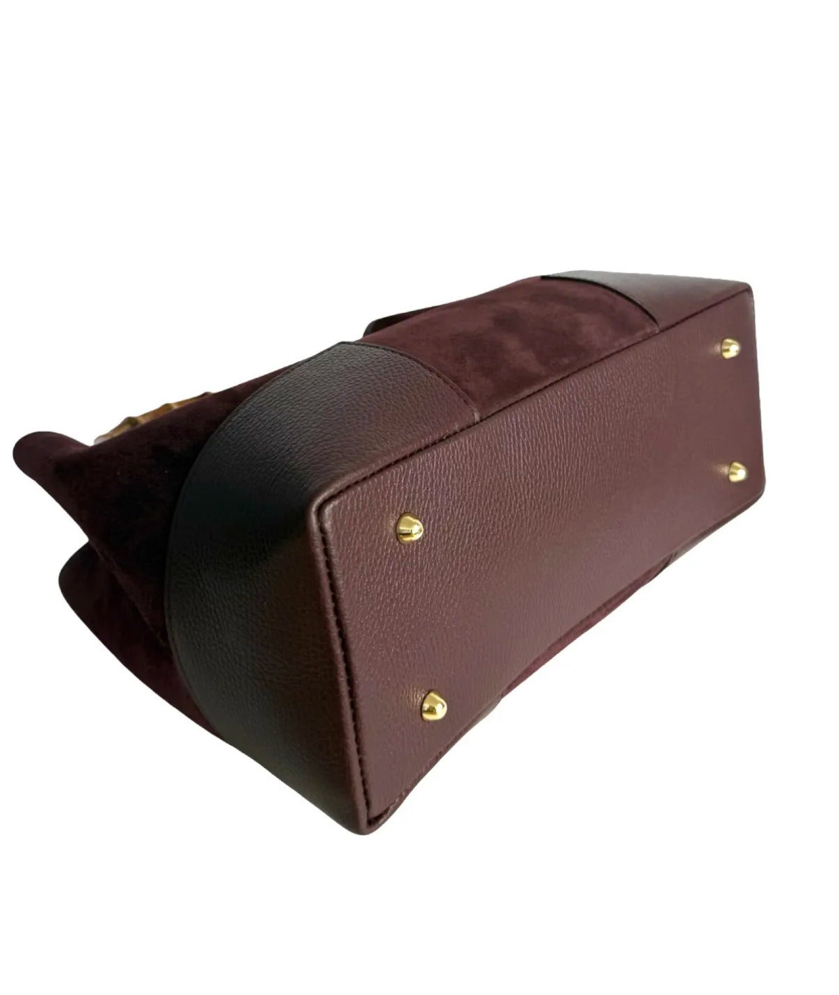 Rankinė skeltinės odos su bambuko rankena (R66)