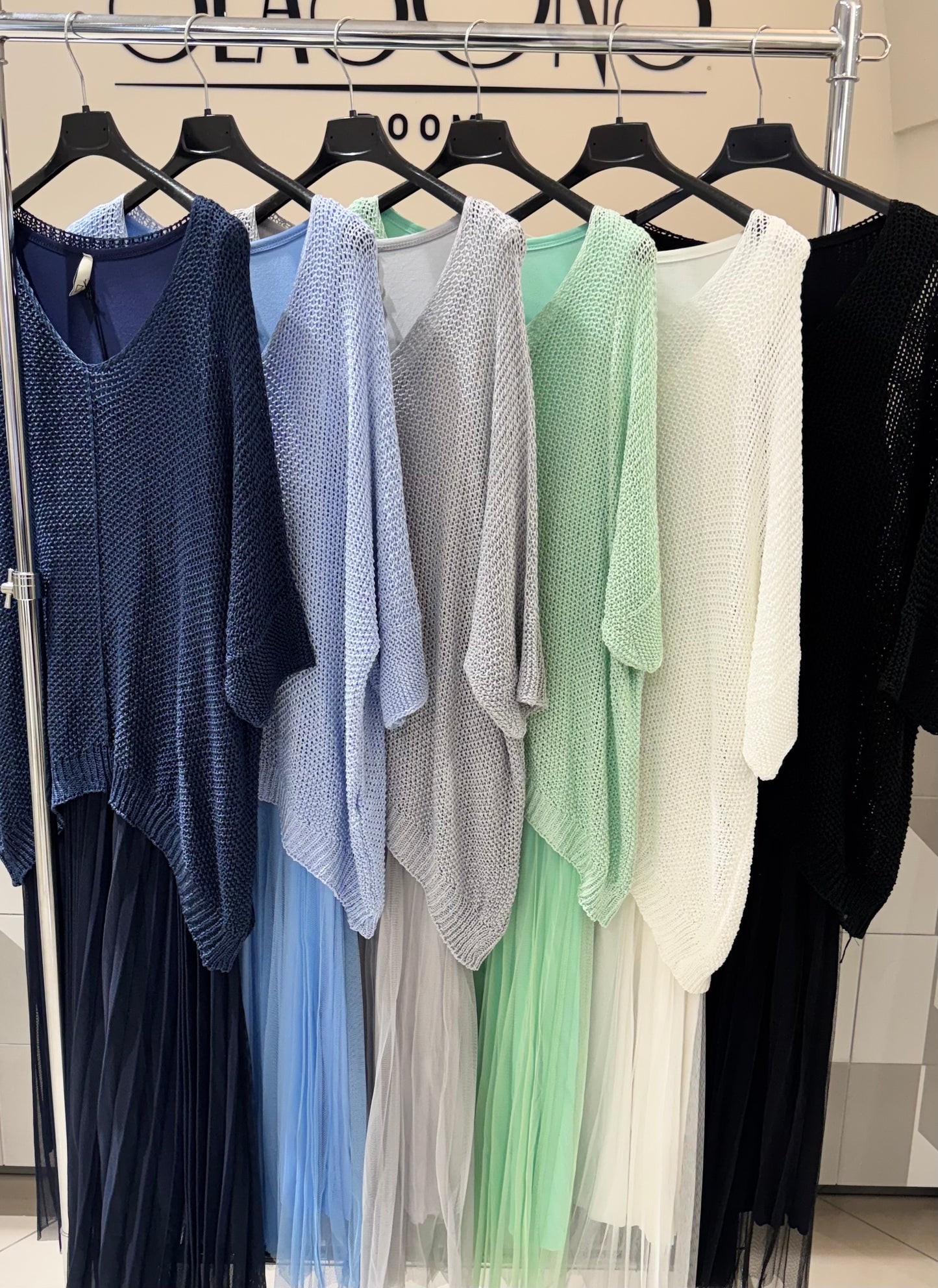 Suknelė su megztuku (S227)