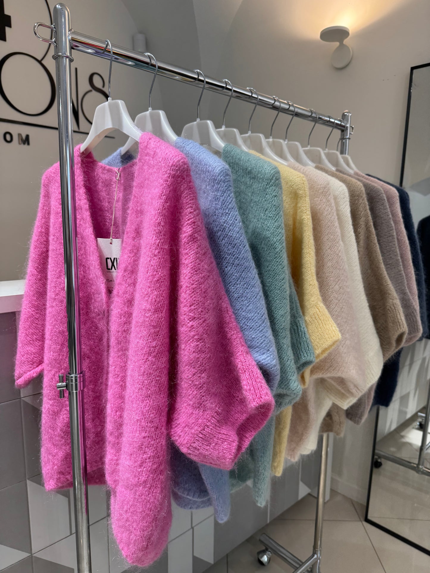 Mocheros kardiganas trumpom rankovėm (M370)