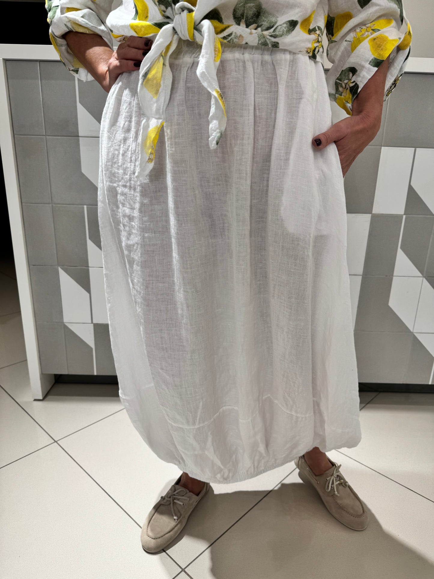 Lininis sijonas (Si123)