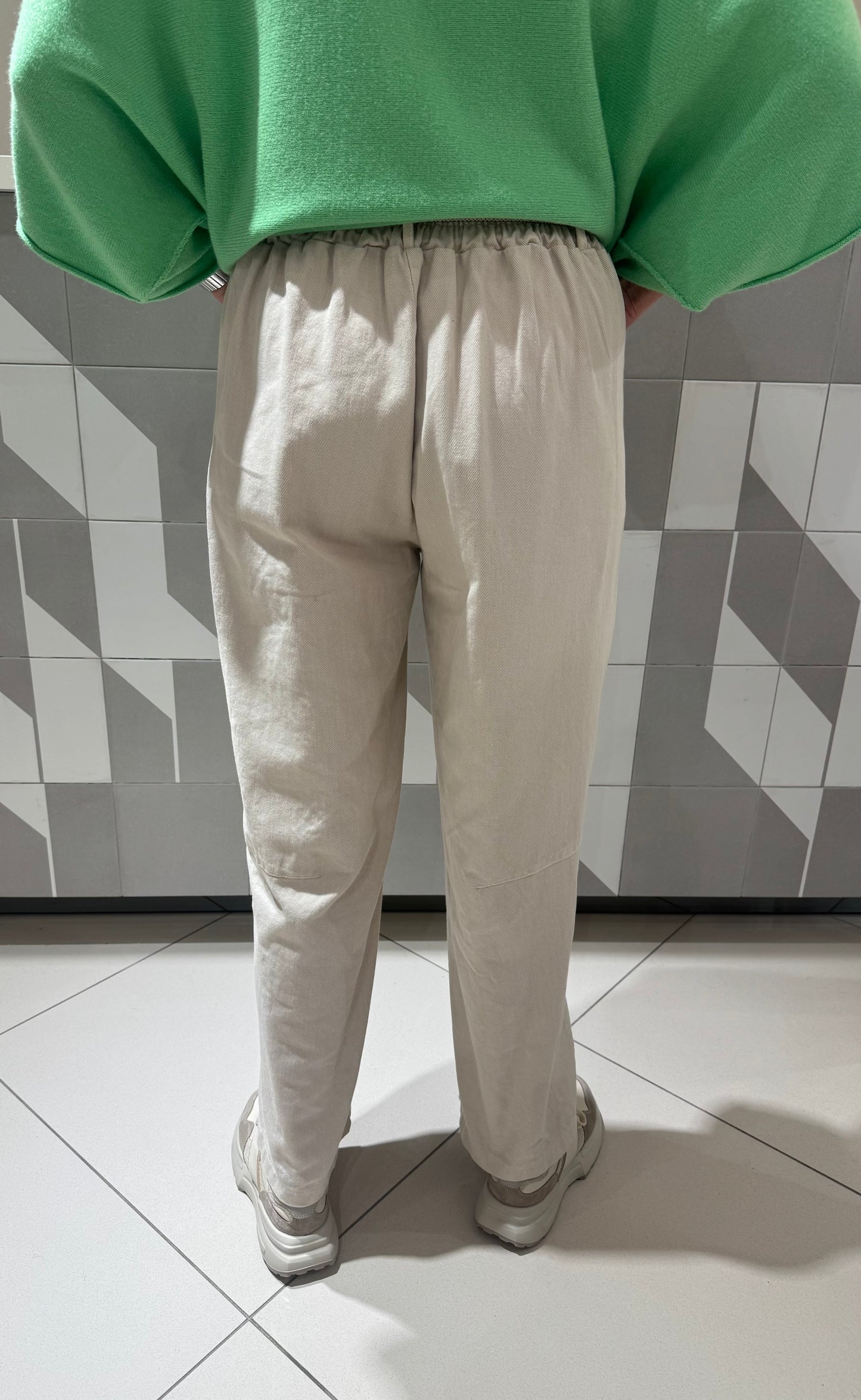 Džinsinio audinio kelnės didesniam dydžiui (k571)