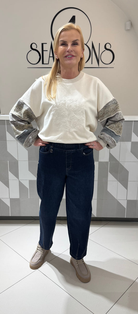 Džinsai didesniam dydžiui (K551)