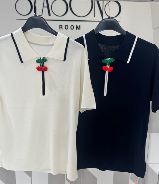 Megztukas polo su vyšniomis (M604)