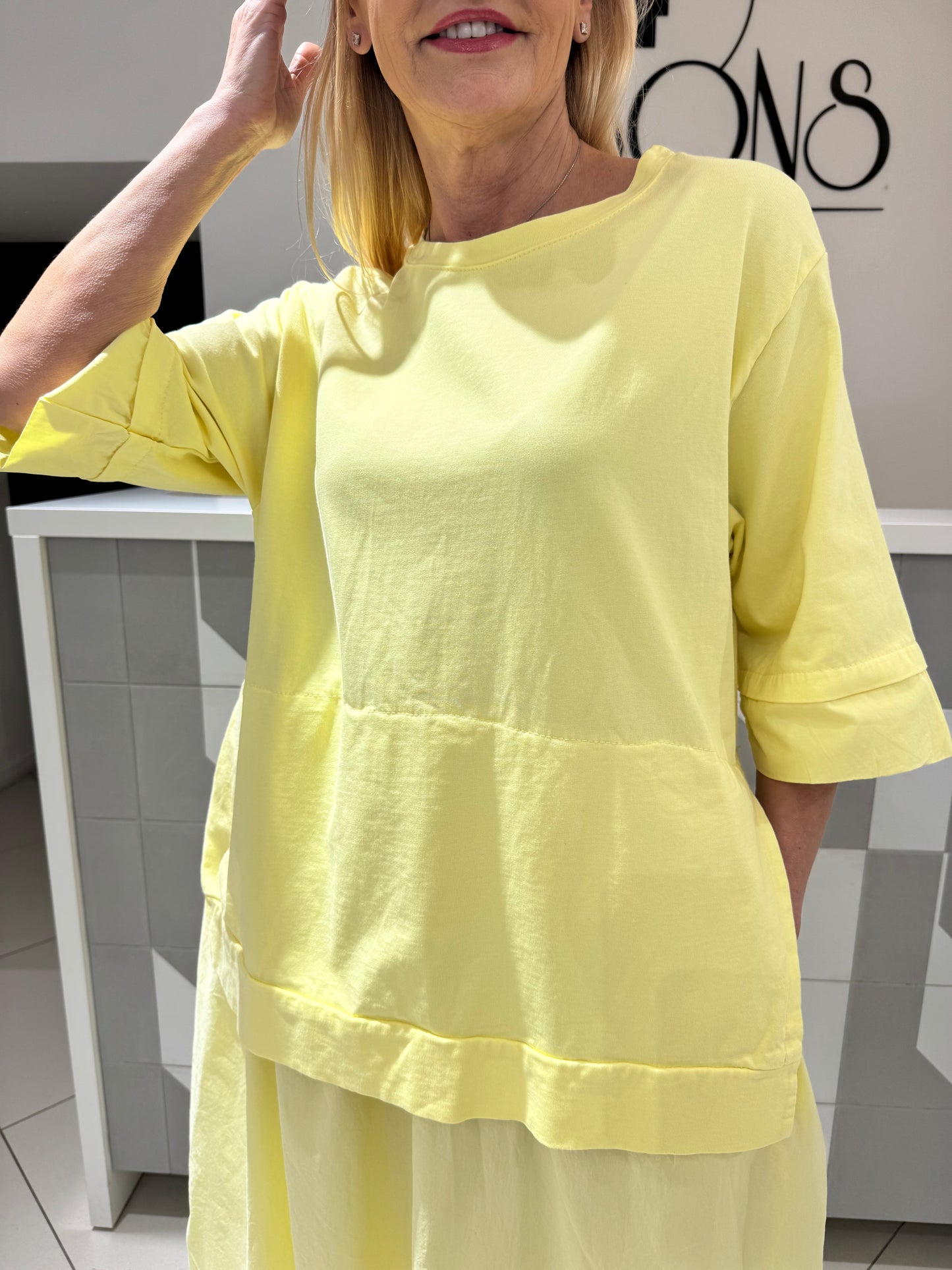 Suknelė su palaidinės imitacija (S239)