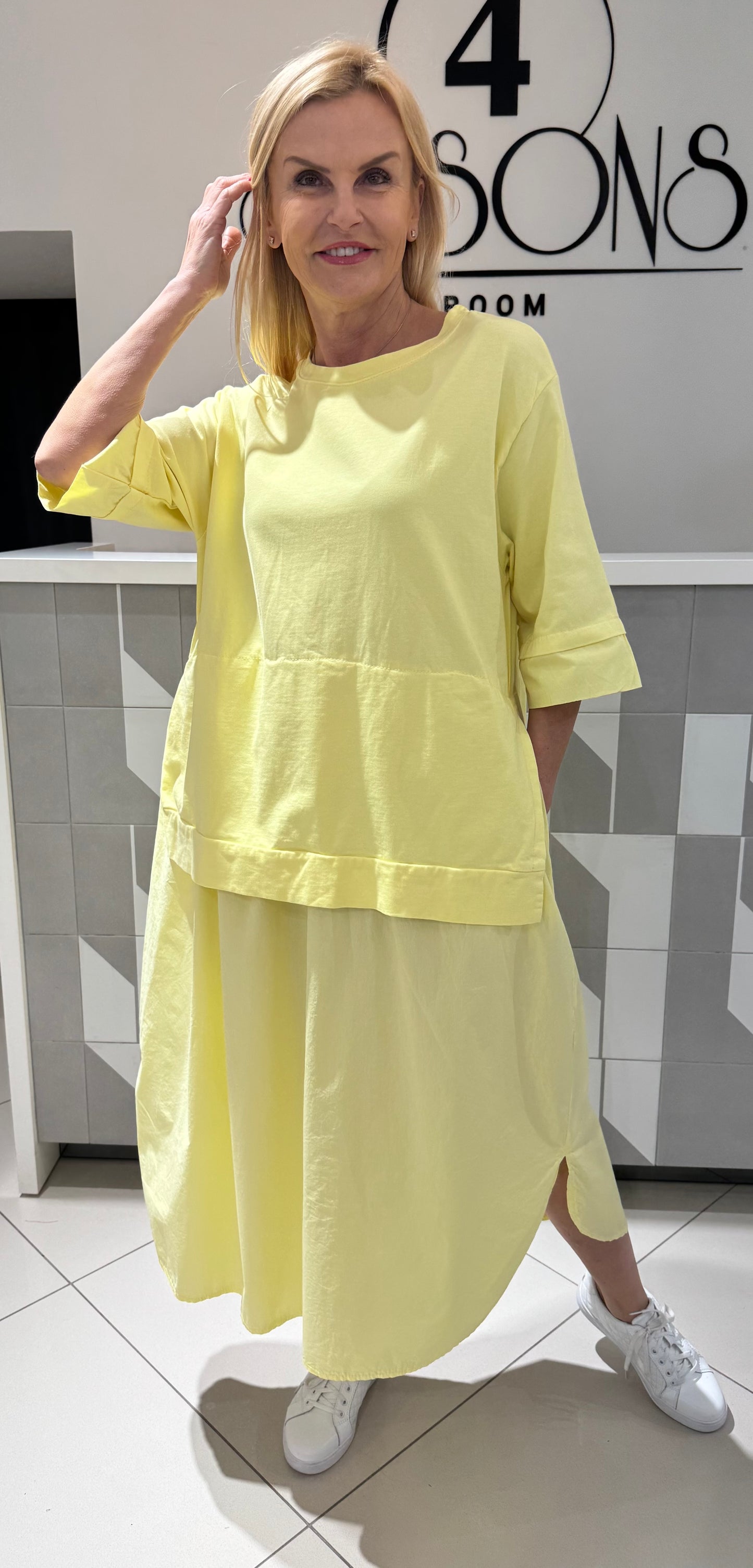 Suknelė su palaidinės imitacija (S239)