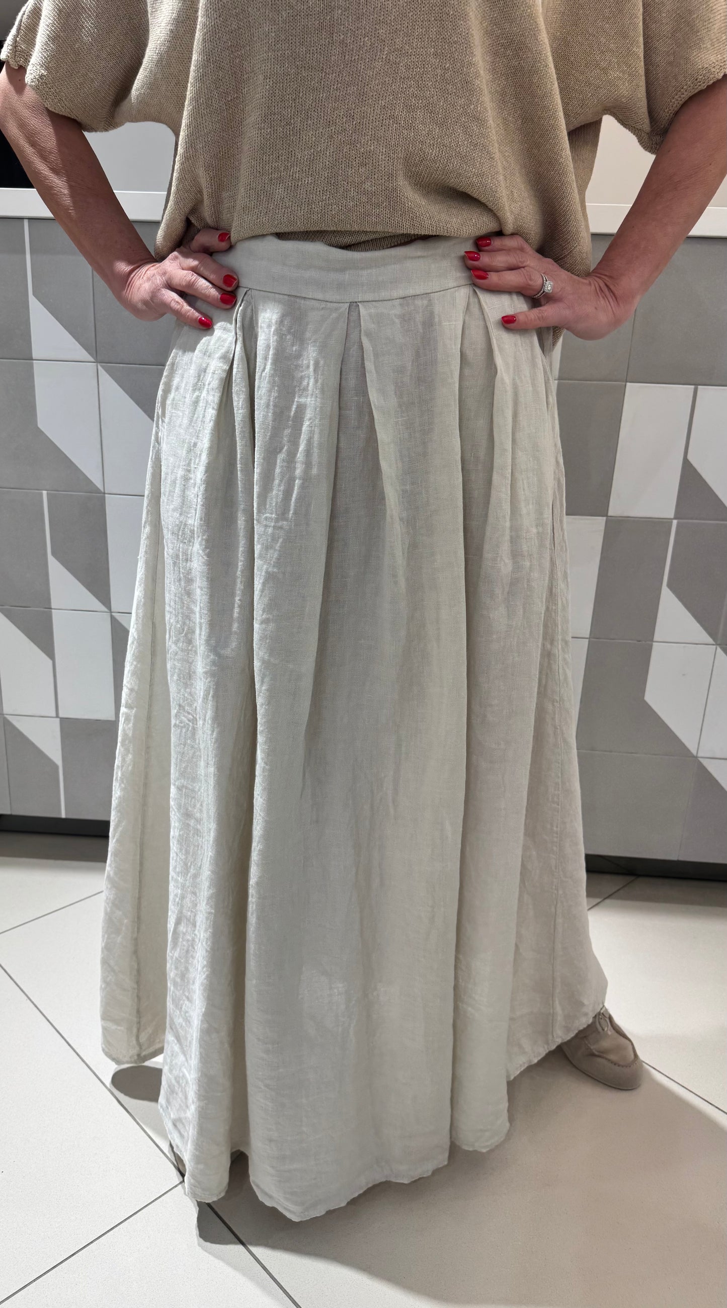 Lininis sijonas (Si132)