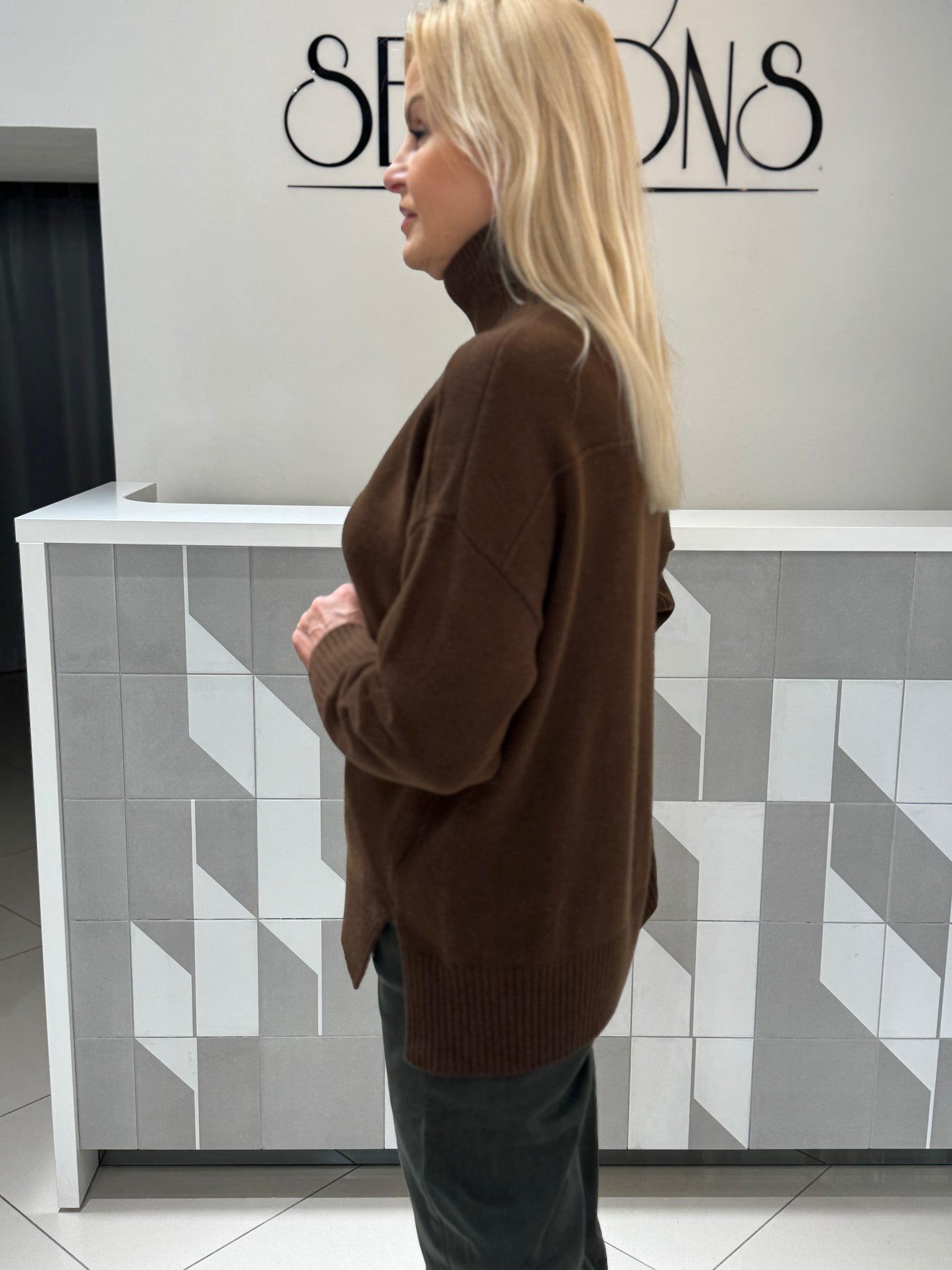 Kašmyro vilnos megztinis (M458)