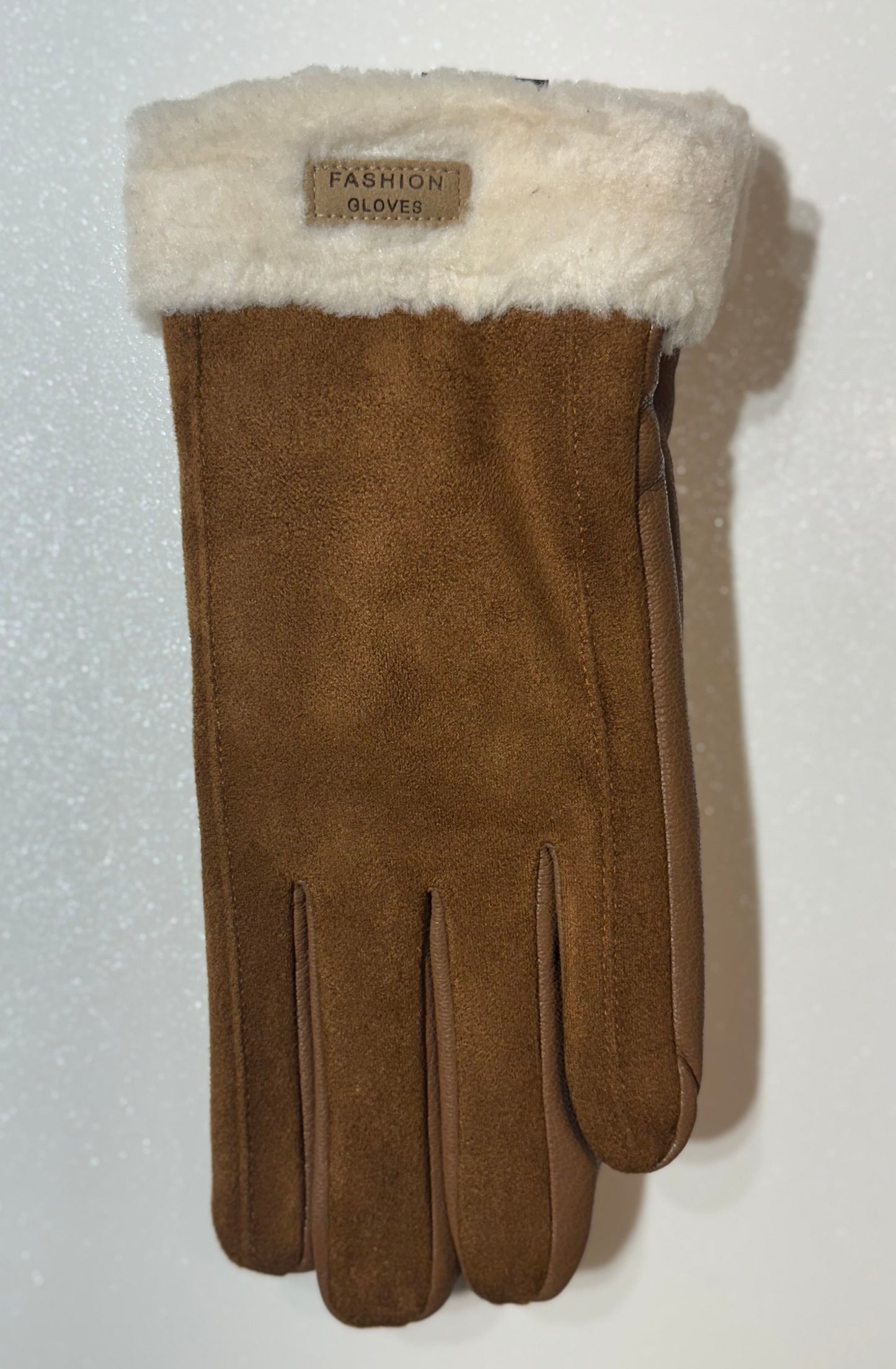 Pirštinės su kailiuku (D88)