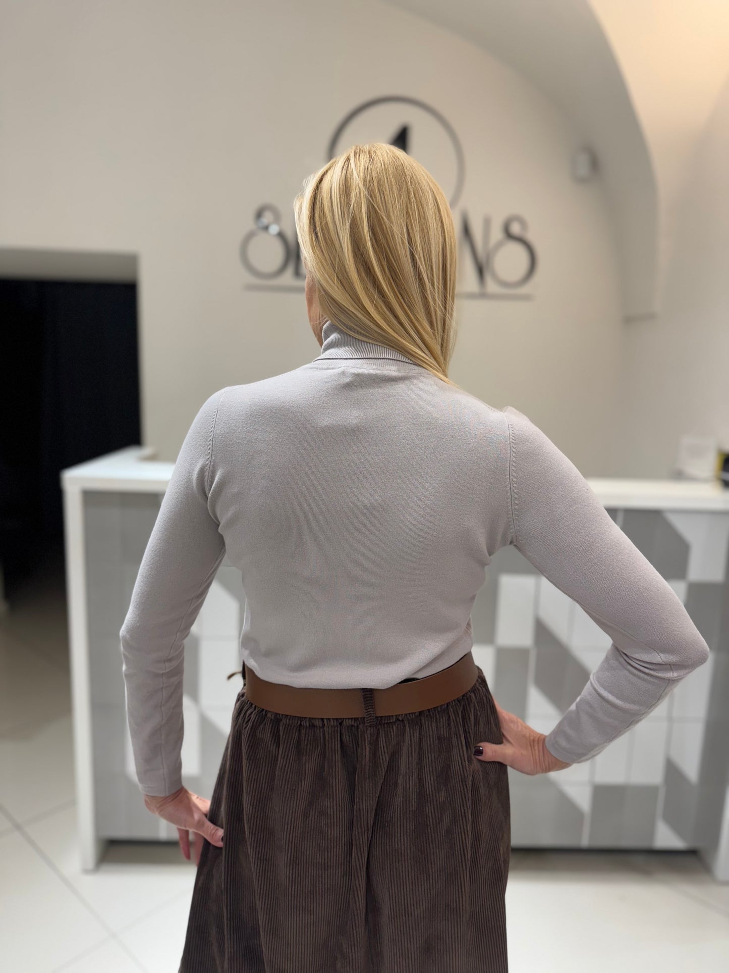 Megztukas aukštu kaklu (m350)