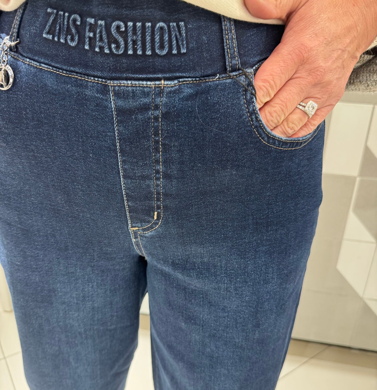 Džinsai didesniam dydžiui (K551)