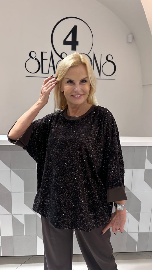 Puošni palaidinė su žvyneliais (p854)