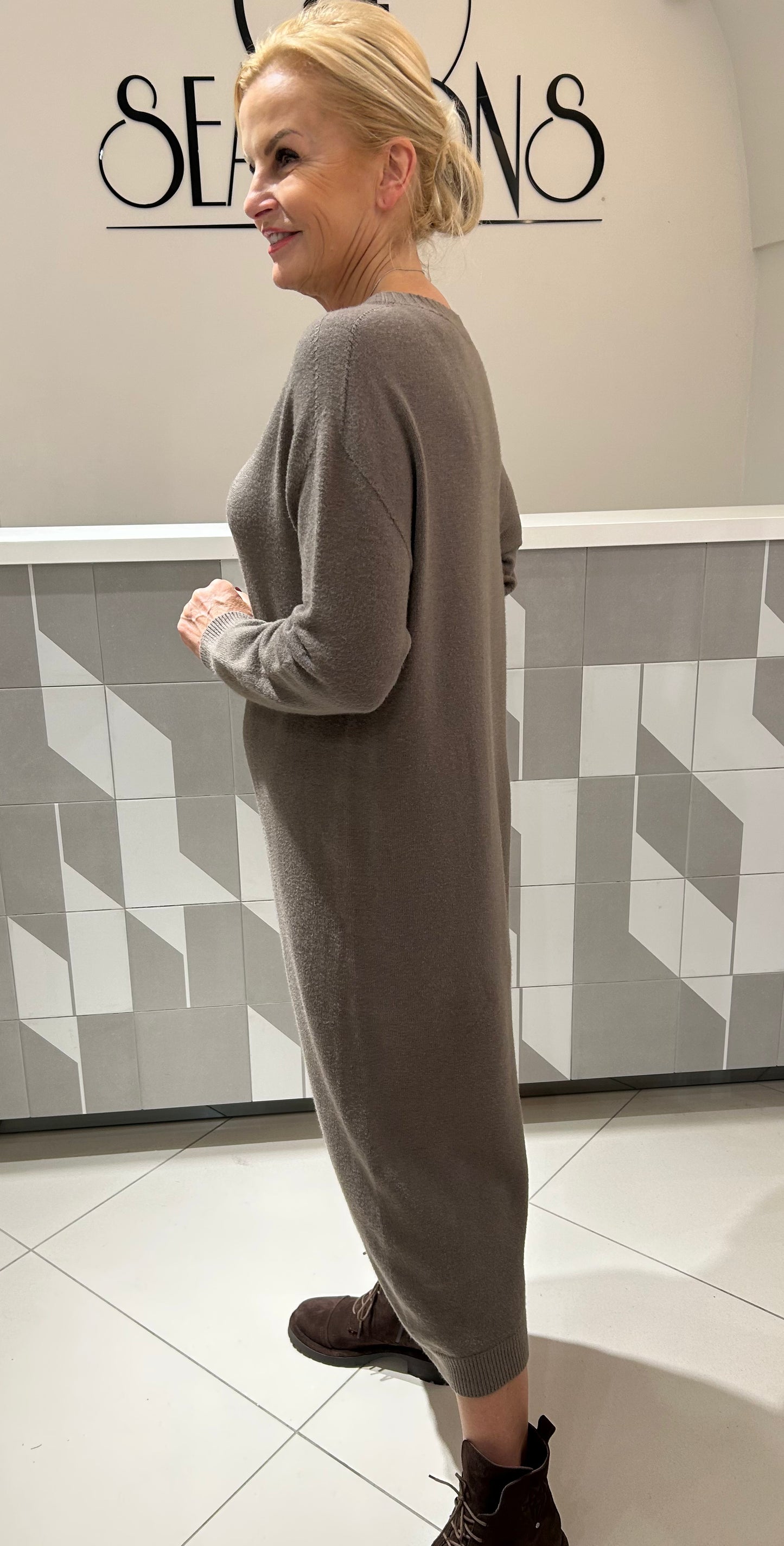 Trikotažinė suknelė (s159)