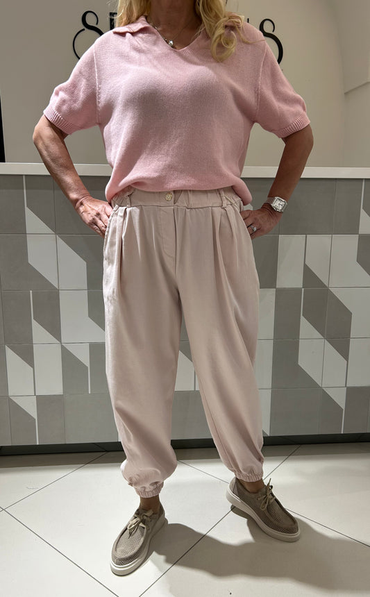 Kelnės džinsinio audinio didesniam dydžiui ( K586)
