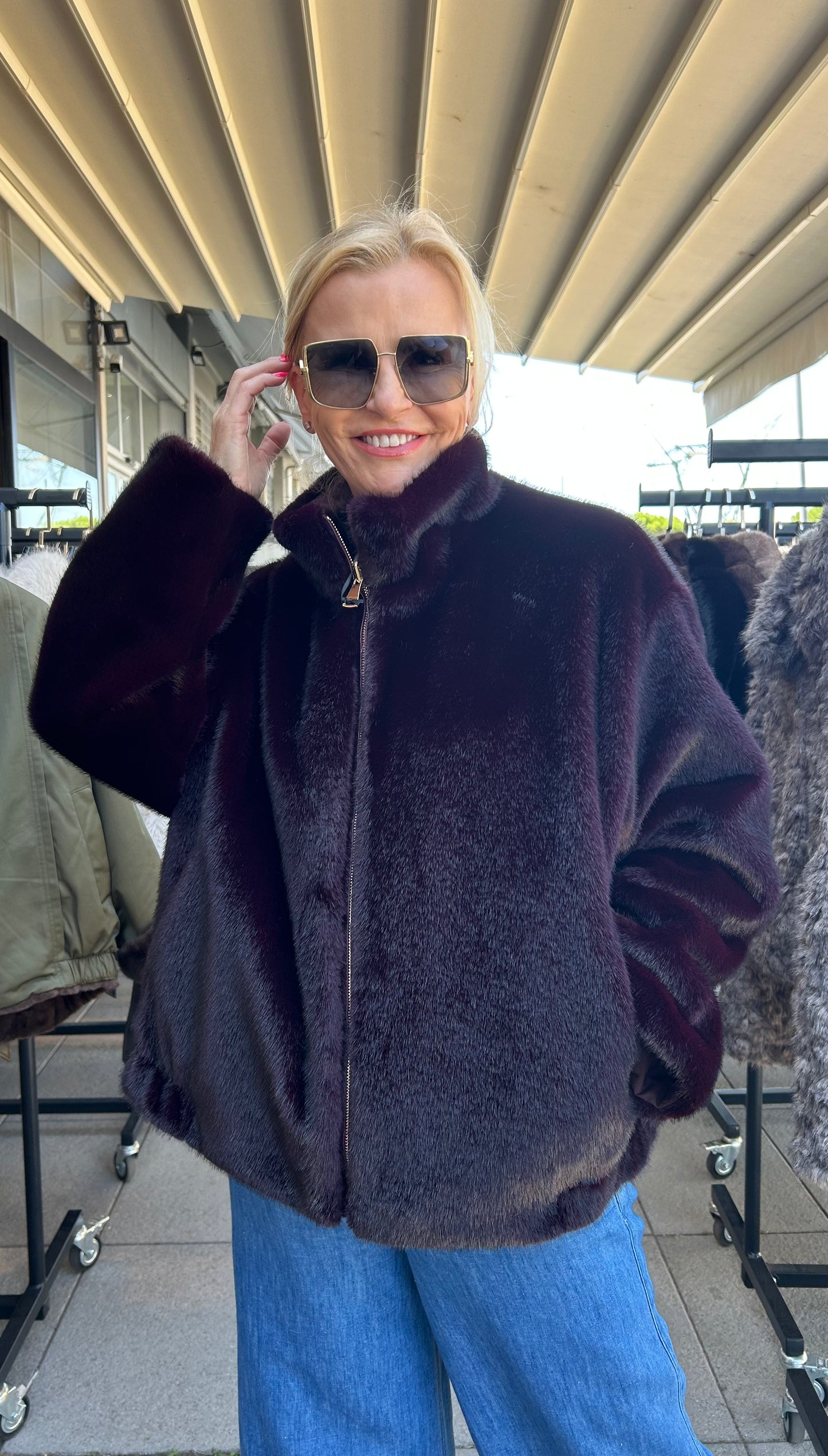 Dvipusė parka/kailiniai (it15)