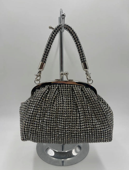 Puošni rankinė su swarovski kristalais (r5)